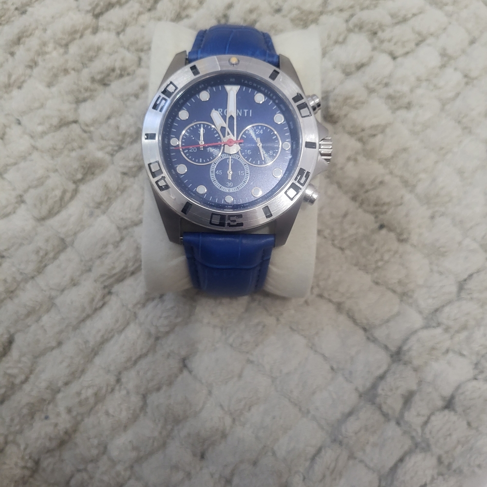 Men's Blue Chronograph Watch